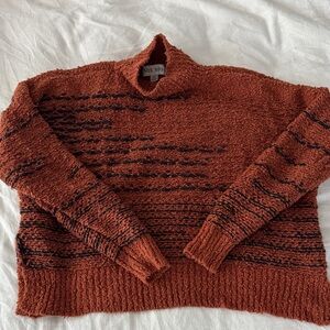 Knox Rose Rust and Black Sweater